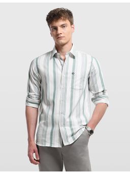 Arrow Sports - Mens Vertical Striped Chelsea Slim Fit Shirt