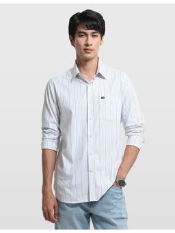 Arrow Sports - Mens Vertical Striped Chelsea Slim Fit Shirt