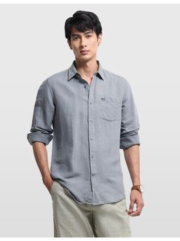 Arrow Sports - Mens Sage and Sun Solid Chelsea Slim Fit Shirt