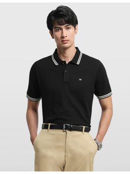 Arrow Sports - Mens Textured Regular Fit Polo T-shirt