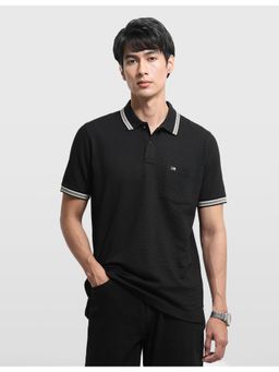 Arrow Sports - Mens Textured Regular Fit Polo T-shirt