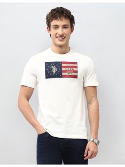 U.S. Polo Assn. Denim Co. - Mens Graphic Brand Appliqued Motel On The Coast T-Shirt