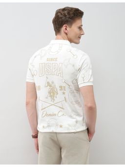 U.S. Polo Assn. Denim Co. - Mens Graphic Motel On The Coast Polo T-shirt