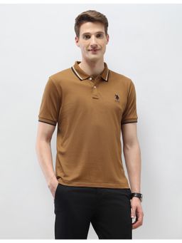 U.S. POLO ASSN. - Mens Solid Slim Fit Polo T-shirt