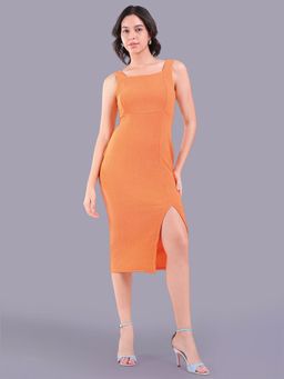 Oh Rare - Women Orange Dress