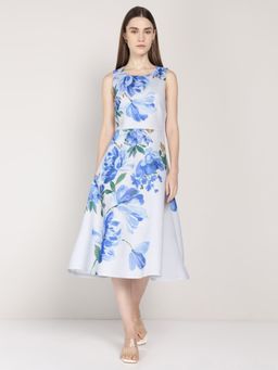 Cover Story - Blue Flared Dress