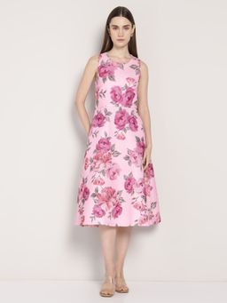 Cover Story - Pink Flared Dress