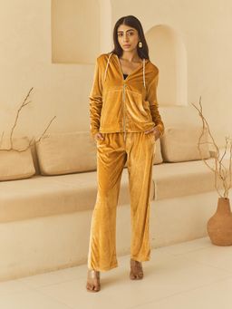 House of Fett - Caramel Polyester Solid Pant