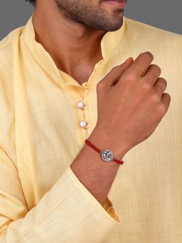 GIVA - Silver Ucchishta Ganapati Rakhi