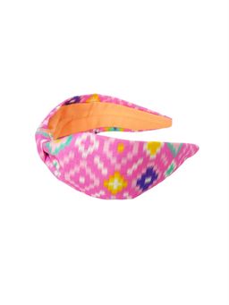 Choko - Pink Wildwood Turban Hairband for Infants and Girls