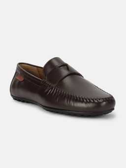 Guess - Men Dark Brown Loafers