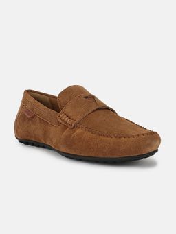 Guess - Men Tan Brown Loafers