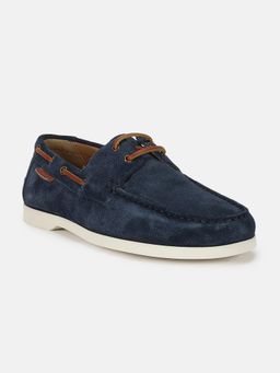 Guess - Men Navy Blue Boat Shoes