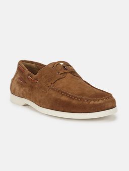 Guess - Men Brown Boat Shoes