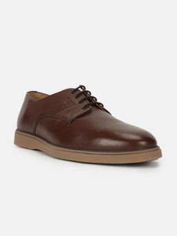 Guess - Men Dark Brown Derbies