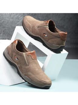 WOODLAND - Men Khaki Sneakers