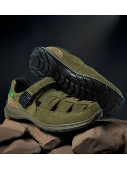 WOODLAND - Men Green Sandals