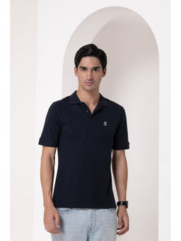 HOUSE OF S - Indigo Polo T-Shirt