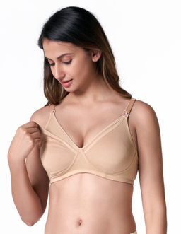 BLOSSOM - Skin Cotton Non Padded Non-Wired Nursing / Maternity Bra