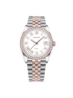 Aries Gold - Heritage Crystals Watch With Sapphire Glass For Women- B 1069 2Tr-Rw