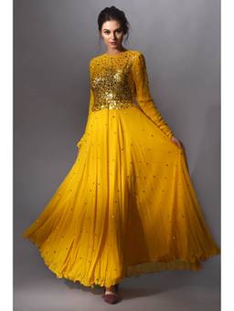 Mani Bhatia - Yellow Anarkali