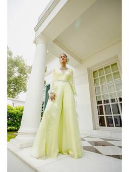 Mani Bhatia - Green Sylvie Jumpsuit and Jacket