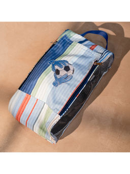 Cutie & Boo - Blue The Game Plan Organizer Shoe Bag
