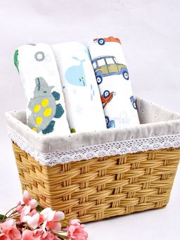 Moms Home - Baby Muslin Swaddle - Pack of 3 (0-36 Months)