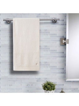 Maspar - Colorart 550GSM Embedded Stripe Solid Linen Bath Towel