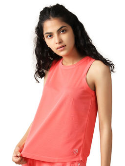 Kica - Fast Drying Tank Top With Relaxed Fit - Orange