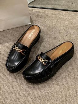 Indifeet - Stylish & Comfortable Black Slip On Loafers