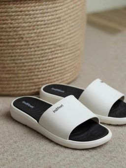 Indifeet - White Comfortable and Latest EVA Rubber Sliders