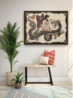 The Art House - Abstract Painting Multicolor (40X30 Inches)