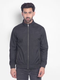 CRIMSOUNE CLUB - Mens Black Printed Bomber Jacket