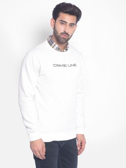 CRIMSOUNE CLUB - Mens Off White Sweatshirt