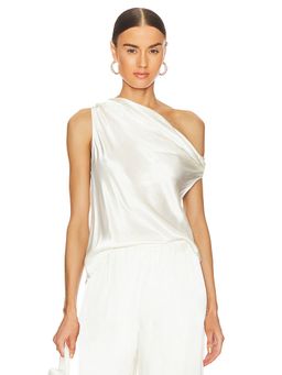 Enza Costa - Satin Bias Off Shoulder Top