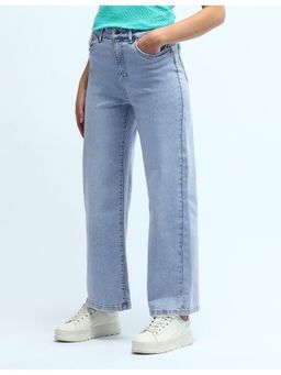 U.S. POLO ASSN. - Blue High Rise Wide Leg Jeans
