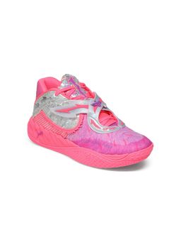Puma - Unisex Pink MB.05 World Tour Lightweight Basketball Shoes