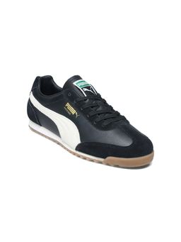 Puma - Unisex Black Arizona Retro Premium Suede Sneakers