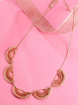 ToniQ - Gold Plated Beautiful Statement Necklace For Women