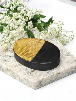 UMAI - Khaki Ceramic Soap Dish
