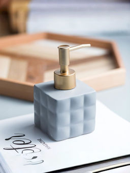 UMAI - Grey Liquid Soap Sanitizer Shampoo Dispenser