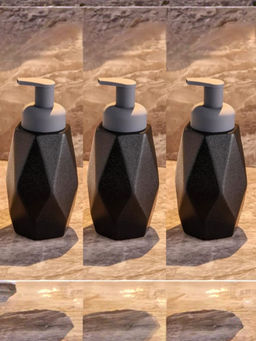 UMAI - Black Liquid Soap Sanitizer Shampoo Dispenser