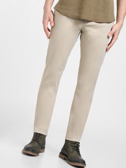 Jack & Jones - Men Solid Beige Pants