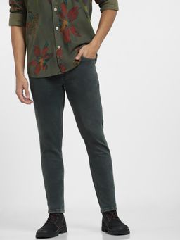 Jack & Jones - Men Solid Grey Jeans