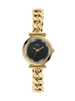 Fossil - Carlie Gold Toned Women Quartz Watch ( ES5440 ) ( M )