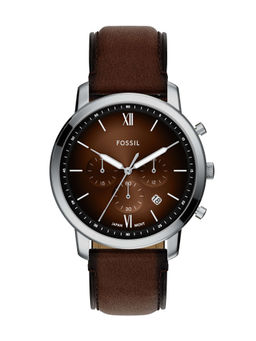 Fossil - Neutra Silver Toned Men Quartz Watch ( FS6143 ) ( M )