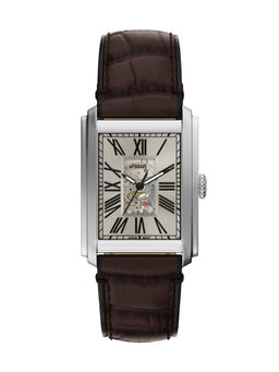 Fossil - Carraway Silver Toned Men Automatic Watch ( ME3272 ) ( M )