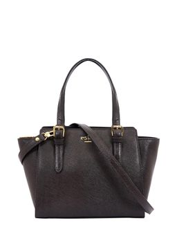 Eske - Nunzia Small Satchel Bag Brown Saffiano