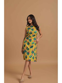 KM Label - Yellow Ellie Midi Dress